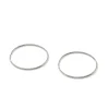 Women John Hardy Earrings>Carved Chain Hoop Earrings, Silver, X Large