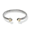 Women John Hardy Bracelets>Carved Chain Palu Flex Cuff, Silver, Gold