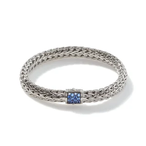 Women John Hardy Bracelets>Icon Bracelet, Sterling Silver, Pavé, 7.5MM