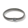 Women John Hardy Bracelets | Bracelets>Icon Bracelet, Sterling Silver, Pavé, 6.5MM