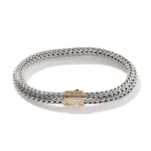 Women John Hardy Bracelets>Icon Bracelet, Sterling Silver, Gold, 6.5MM