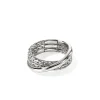 Women John Hardy Rings>JH Essential Crossover Ring, Sterling Silver