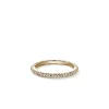 Women John Hardy Rings>JH Essential Pavé Band Ring, Gold, Diamonds, 2MM