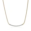 Women John Hardy Necklaces>JH Essential Pavé Necklace, Gold, Diamonds, 1.8MM