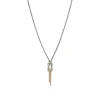 Women John Hardy Necklaces>Love Knot Y Necklace, Gold, Sterling Silver, 1.8MM