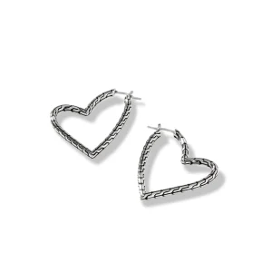 Women John Hardy Earrings>Manah Hoop Earrings, Sterling Silver