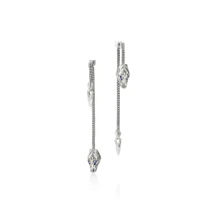 Women John Hardy Earrings>Naga Drop Earrings, Sterling Silver
