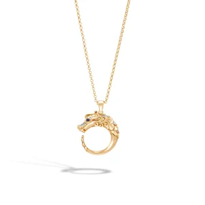 Women John Hardy Necklaces>Naga Necklace, Gold, Diamonds