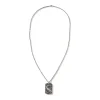 John Hardy Necklaces>Naga Tag Necklace, Sterling Silver