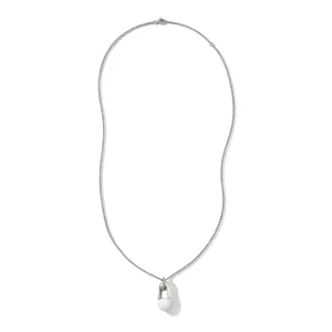 Women John Hardy Necklaces | Necklaces>Pebble Necklace, Sterling Silver, Diamonds