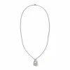 Women John Hardy Necklaces | Necklaces>Pebble Pendant, Sterling Silver, Diamonds
