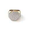 John Hardy Rings>Signet Ring, Gold, Diamonds
