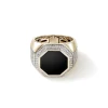 John Hardy Rings>Signet Ring, Gold, Diamonds