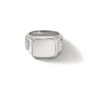 John Hardy Rings>Signet Ring, Sterling Silver