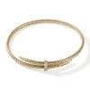 Women John Hardy Necklaces | Necklaces>Spear Coil Choker, Gold, Diamonds