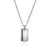 John Hardy Necklaces>Tag Necklace, Sterling Silver, Enamel