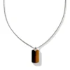 John Hardy Necklaces>Tag Pendant Necklace, Sterling Silver